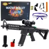 LEAN TOYS Assault Rifle For Water Balls Hydrogel Sight Glasses Black 86cm