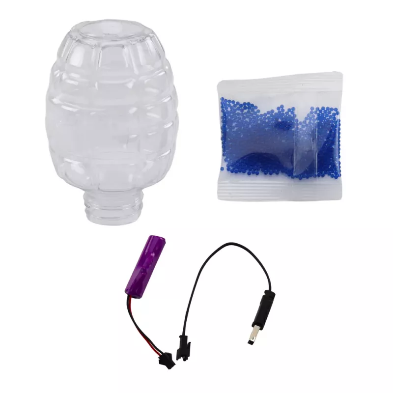 LEAN TOYS Automatic Water Gel Ball Gun Skull