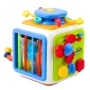 LEAN TOYS Interactive Cube Sorter Educational Sensory Sounds Colorful