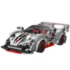 LEAN TOYS Construction Blocks Sports Car Robot 2in1 Gray 363 pcs.
