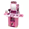 LEAN TOYS Dressing Table Makeup Set in a Suitcase Accessories 2 in 1 Pink