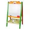 LEAN TOYS Double-sided Magnetic Educational Chalk Board 2 in 1 with Markers, Letters, Numbers
