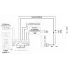 ACO FAM-P-2NPZSACC 2-Family Flush-Mounted Outdoor Entry Panel with RFID Reader and Cipher Lock, Silver