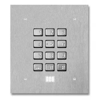 ACO INS-ZS Standalone Combination Lock, Surface-Mounted, Zinc Alloy, 12V DC, IP44, 200 User Codes