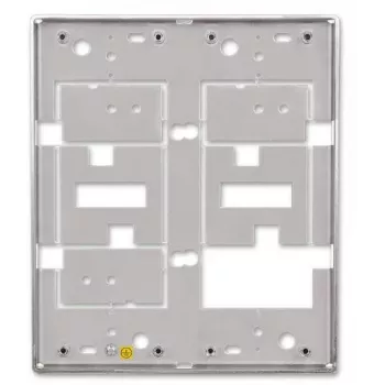 ACO CDN-P-S2 NT CDN Frame, Surface-Mounted, Small, Double, for CDNP5/6, CDNC/B, CDNA, Stainless Steel