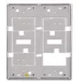 ACO CDN-P-S2 NT CDN Frame, Surface-Mounted, Small, Double, for CDNP5/6, CDNC/B, CDNA, Stainless Steel