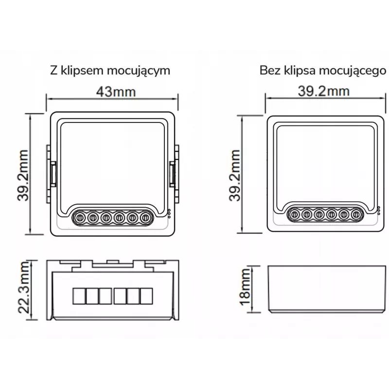 OXT T250G ZigBee Garage Door Sensor Module with Magnetic Contact for TUYA Smart Life