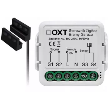 OXT T250G ZigBee Garage Door Sensor Module with Magnetic Contact for TUYA Smart Life