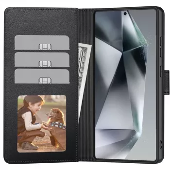 Tech-Protect Wallet Case for Samsung Galaxy A56 5G, Matte Black