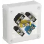 VIPLAST VP-51 Surface-Mounted Junction Box 12 Entries White IP55 118x118x46mm 051-51