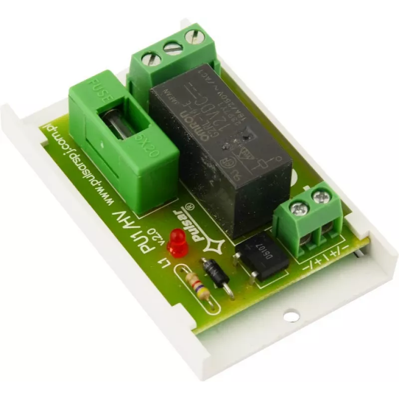 Pulsar AWZ514 Relay Module, 1x SPDT, 10-16V DC, 1A, Screw Terminals