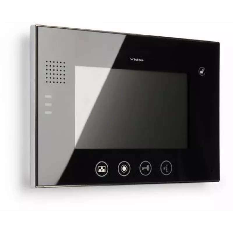 VIDOS M670B 7-Inch TFT LCD Color Monitor for Door Entry Systems