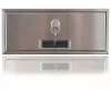 VIDOS S551-SKM Mailbox with Integrated Video Intercom, Brushed Stainless Steel, Flush-mounted