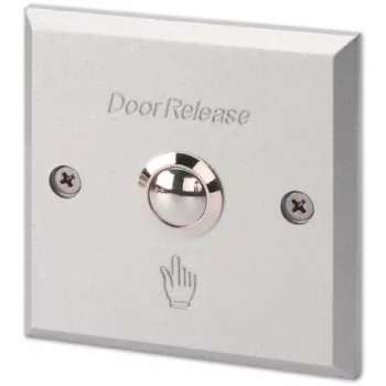 VIDOS OP06 Exit Button - White, Surface Mount, Momentary Switch, NO/NC/COM, ABS Plastic