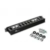 GETFORT OGF-PM 1U Horizontal Enclosed Cable Management Panel - Black