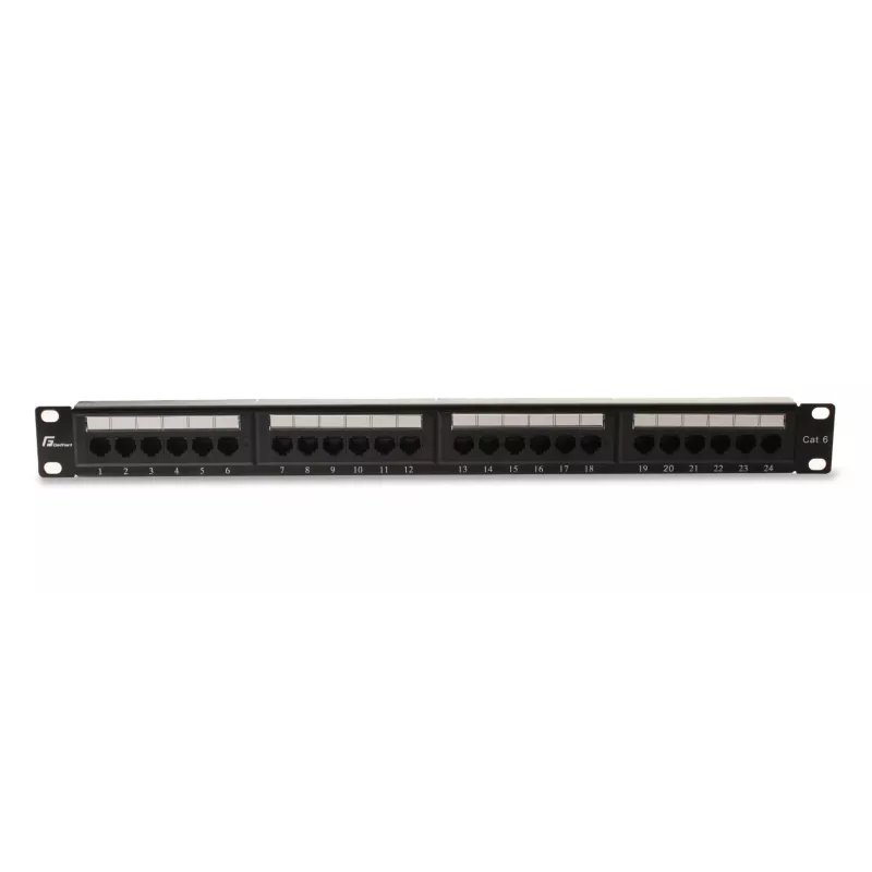 GETFORT PGF-6UTP24-B4 Patch Panel UTP Cat.6 24 Port 1U Black