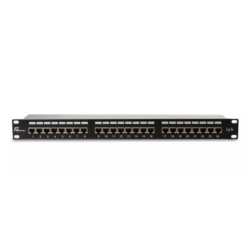 GETFORT PGF-5EFTP24-B6 Patch Panel FTP Cat.5e 24 Port 1U Black