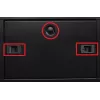 GETFORT CALI 19 inch 18U 600x450 Wall Mount Rack Cabinet Black
