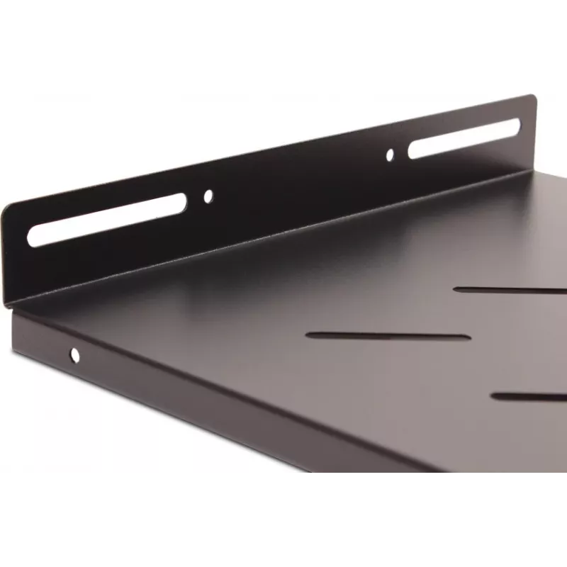 Getfort 45cm 19 inch 1U Fixed Shelf for Rack Cabinet - Black