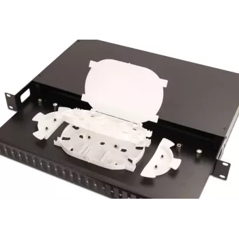 GETFORT GF-FO01-DX 1U 19-Inch 24xSC Duplex Fiber Optic Patch Panel with Sliding Tray