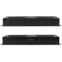 Getfort GF-FAN2 1U 19-inch Rack Fan Panel with 2 Fans, Black