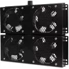 Getfort GF-FAN4 2U 19-Inch Rack Mount Ventilation Panel with 4 Fans, 120mm, 230V, Black