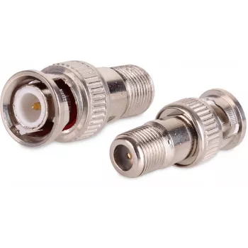 F-Type Female to BNC Male Adapter GETFORT GF-WBNC HQ 100 pcs.