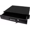 GETFORT GF-2U-drawer 2U Rack Drawer - 19-inch Steel, Black, Lockable, 25kg Capacity