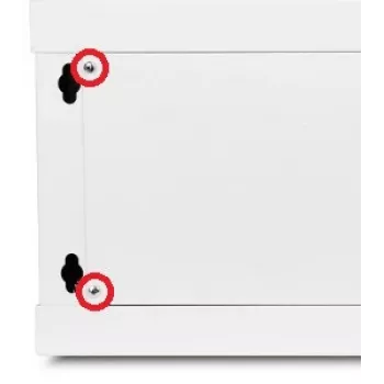 GETFORT ECO v2 19 inch 4U 600x450 Wall-Mounted Rack Cabinet Grey (RAL 7035)