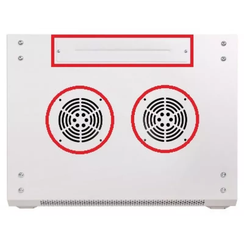 GETFORT ECO v2 19 inch 4U 600x450 Wall-Mounted Rack Cabinet Grey (RAL 7035)