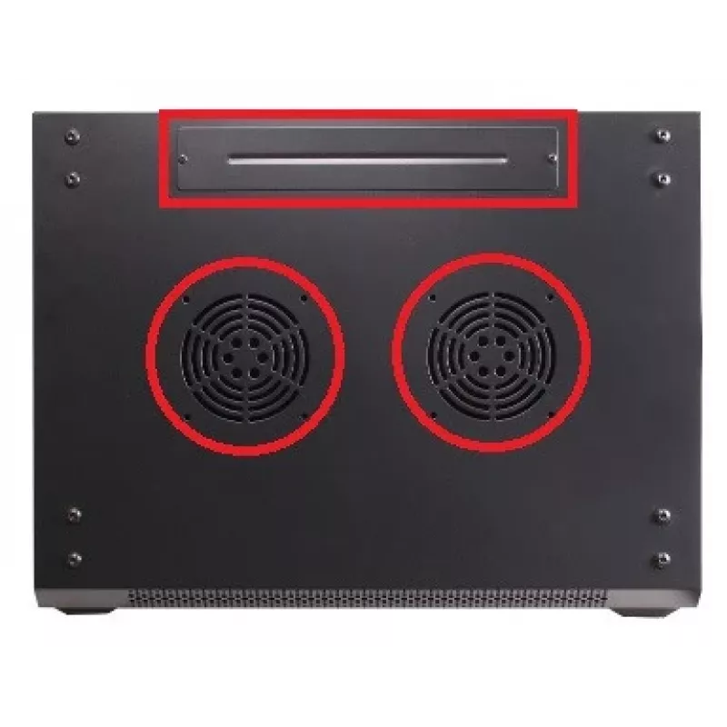 GETFORT ECO v2 19 inch 9U 600x450 Wall Mount Rack Cabinet Black