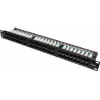 GETFORT PGF-5EUTP48-B9 Patch Panel UTP Cat.5e 48 Port 2U 19 inch Rackmount Black