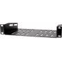 Getfort HGF-30H-WB 10-Inch 1U Fixed Shelf for Rack Cabinet, Black, 150mm Depth, 10kg Load Capacity