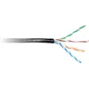 GETFORT Cat.5e U/UTP Outdoor Gel-Filled Ethernet Cable 305m (1000ft) Black