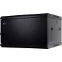 GETFORT 19 inch CALI 6U 600x450 Wall Mount Rack Cabinet with Solid Steel Door - Black (RAL 9004)