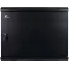 GETFORT CALI 9U 600x600 Wall-Mount Server Rack Cabinet with Solid Steel Door - Black