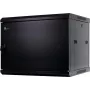 GETFORT CALI 9U 600x600 Wall-Mount Server Rack Cabinet with Solid Steel Door - Black