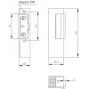 ELEKTRA-PLUS Electric Door Strike R3 with Memory, Without Mechanical Blocking, Left Hand, 12V AC/DC, Fail-Secure