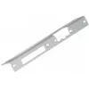 ELEKTRA-PLUS Angled Long Right-Handed Door Escutcheon, Brown, 240x40 mm, Steel, Painted, for Euro Profile Cylinder Lock, Surface Mounted, Interior Door, Series 2423