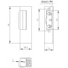 ELEKTRA-PLUS R3-12.40P Right-Hand Fail-Secure Electric Strike with Memory, 12V AC/DC, 3000N Holding Force