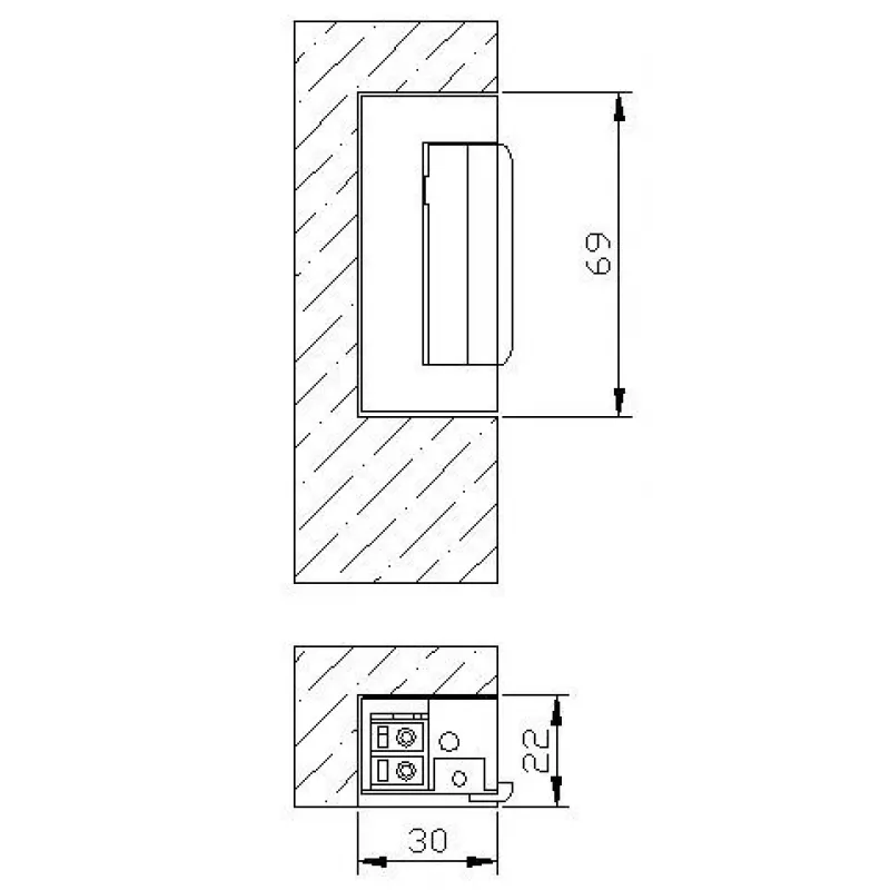 ELEKTRA-PLUS Electric Door Strike R4 with Memory and Mechanical Blockade Symmetrical 24V 7544