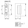 ELEKTRA-PLUS Electric Door Strike R4 with Memory and Mechanical Blockade Symmetrical 24V 7544