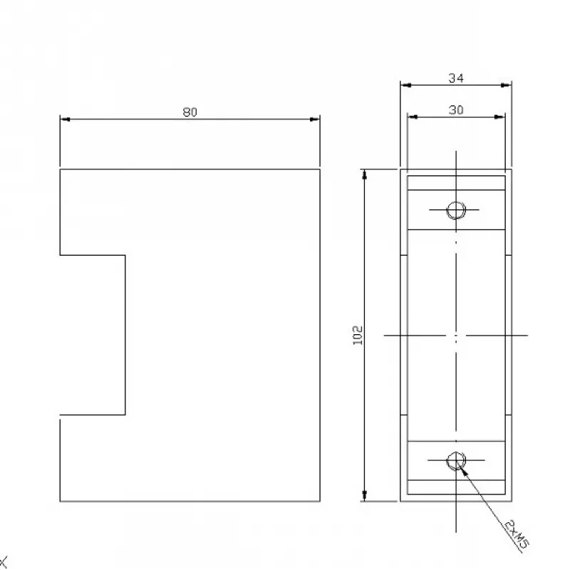 ELEKTRA-PLUS KASETA ELEKTRA R1 External Roller Shutter Cassette, Aluminum, 165x165 mm, Surface/Recessed Mount, RAL Colors