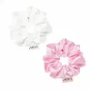 GLOV Satin Scrunchies Small Pink/Black 2-Pack