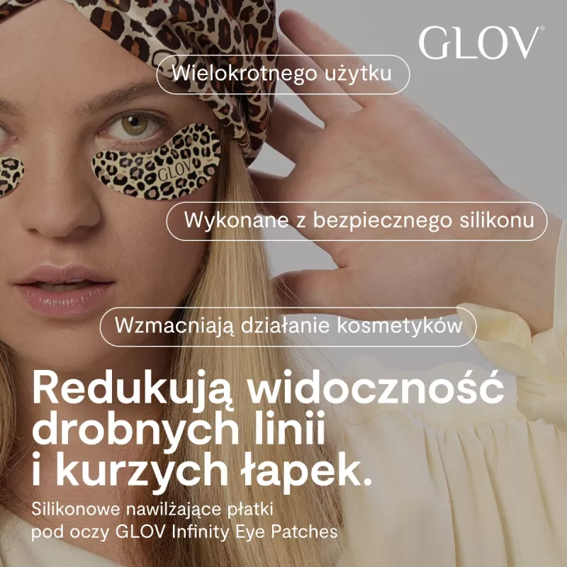 GLOV Infinity Eye Patches Reusable Silicone Under-Eye Patches Hydrating and Absorption Boosting