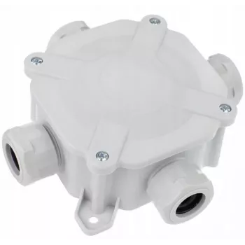 PAWBOL A.0035 Surface-Mounted Hermetic Junction Box PG16, IP67 (5x4mm²), Grey