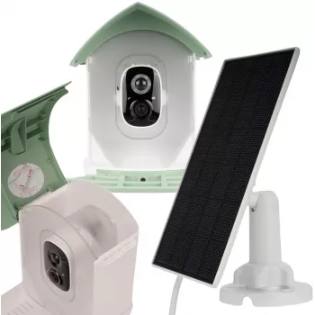 Redleaf RD001 Bird Feeder Camera with 2K Resolution, 160° Wide-Angle, Night Vision, Wi-Fi, PIR Motion Detection, AI Bird Recognition, Two-Way Audio, IP65, 2.5L Capacity