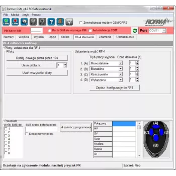ROPAM RF-4C-2K Wireless Remote Control Set with 2 Transmitters