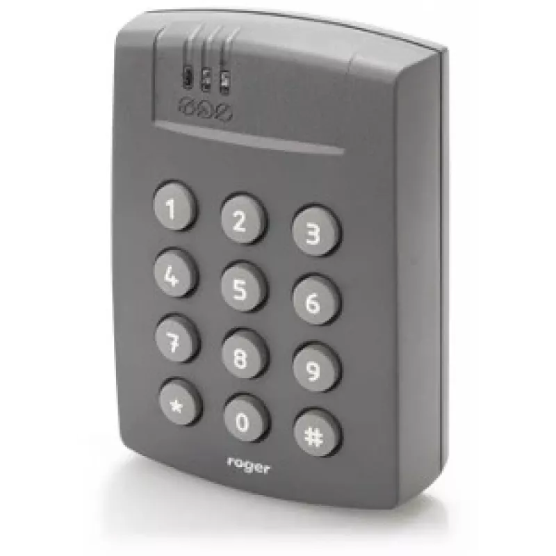ROGER SL2000F Combination Lock - Standalone Digital Keypad with Backlit Metal Keys, IP65, 250 Users