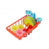 LEAN TOYS Colorful Sink with Tap Dishwasher with Accessories